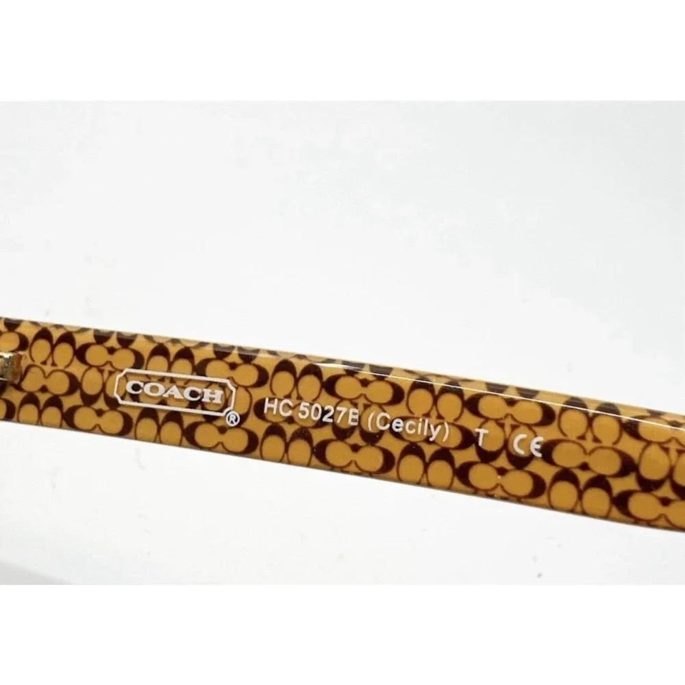 Coach HC5027B Cecily 9094 Dark Brown Dark Tortoise Eyeglasses Frames 50-17-135